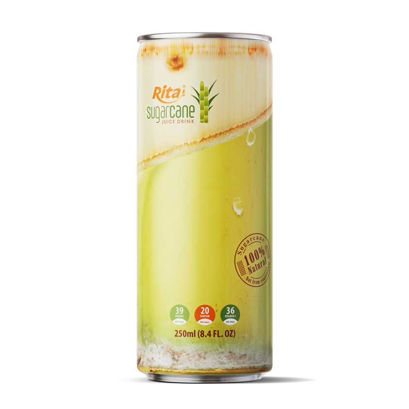 Wholesale 100% Natural Sugarcane Juice Drink 8.4 Fl Oz Cans